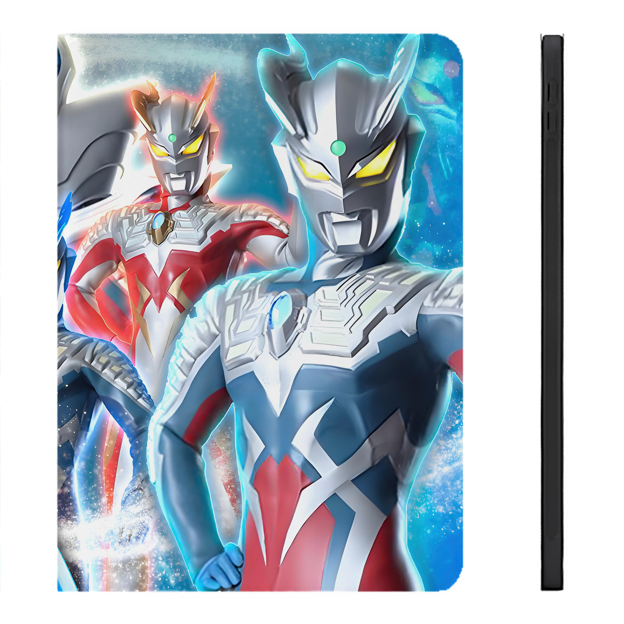 （画像用） ウルトラマン Ultraman IPadケース ペンホルダー付き ブックスタイルデザイン